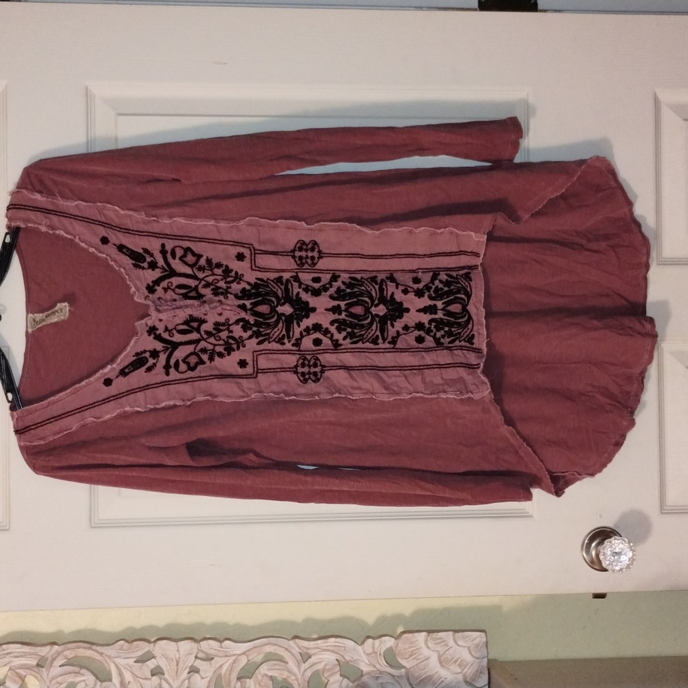 Free people high-low tunic tee
